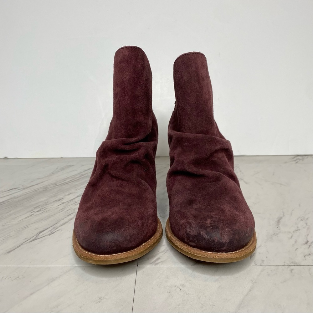 Sofft Teyton Distressed Suede Slouch Bootie 7M - Picture 2 of 14